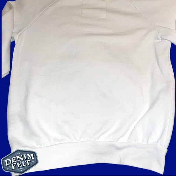 Aviator Nation Unisex White LOGO SWEATSHIRT/PULLOVER | PRELOVED!!💙🌈💙 - Picture 12 of 16